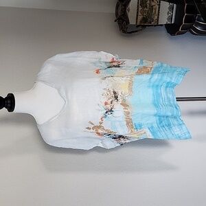 Chico's Linen Poncho